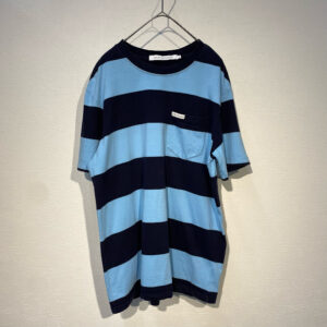 SOLD OUT【CALVIN KLEIN JEANS】 Tシャツ ボーダー柄 水色&紺 S