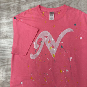 【GILDAN】Tシャツ　リメイク　ピンク　M