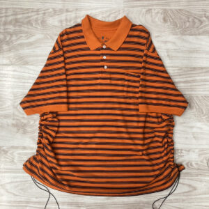 【ノーブランド】 ポロシャツ 橙・紺 3XL