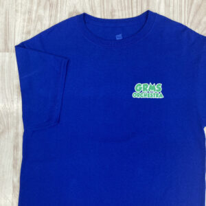 【HANES】Tシャツ 青 M